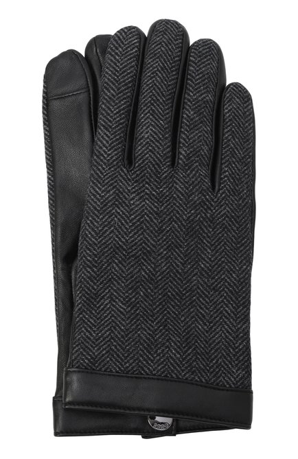 Мужские комбинированные перчатки BOSS, арт. 50548843