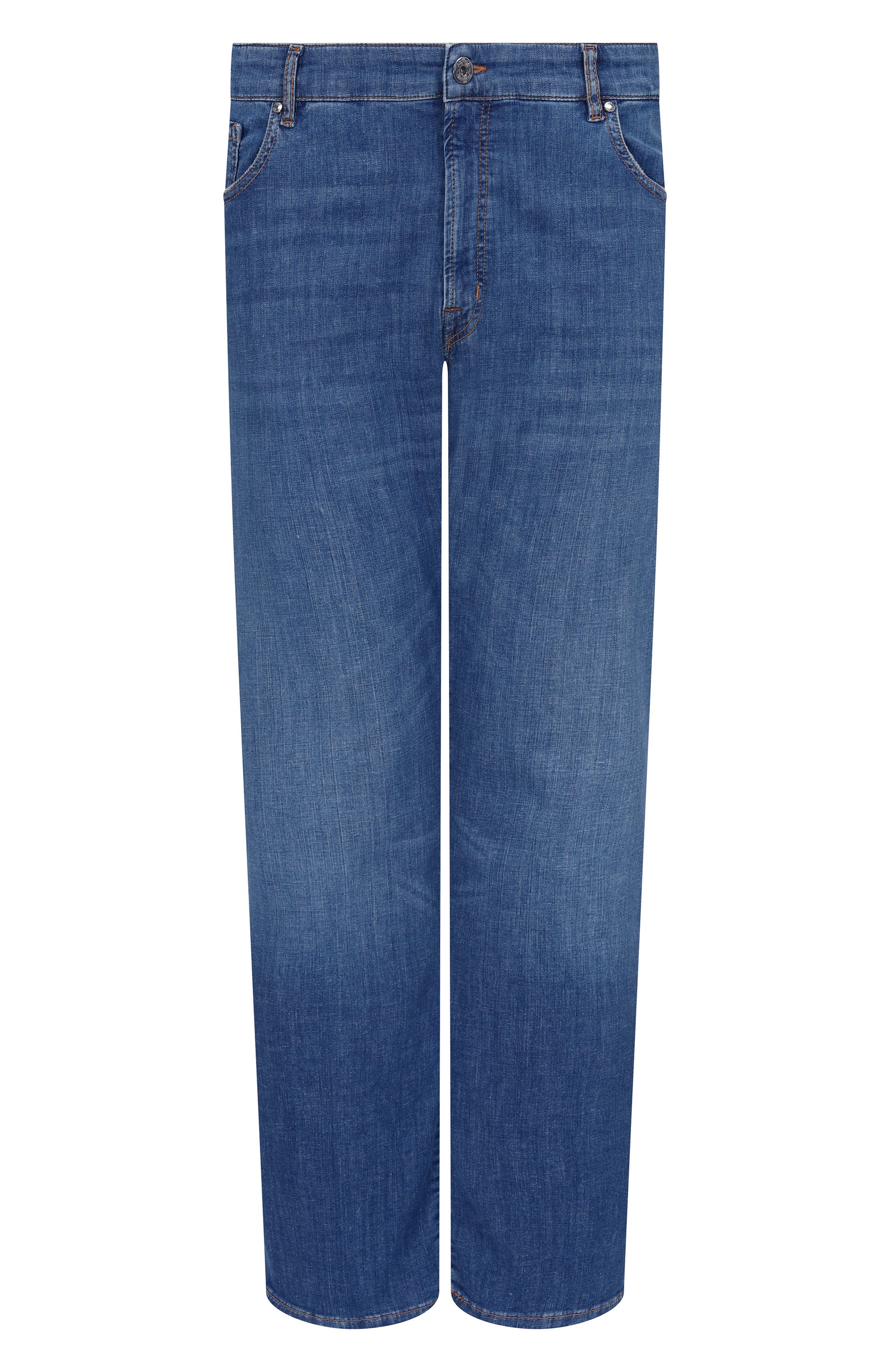 Джинсы ANDREA CAMPAGNA синего цвета по цене 39950 руб., арт. P-ED BLUE USED/DUCKY SPACE BLUE, фото 1 Джинсы ANDREA CAMPAGNA, арт. P-ED BLUE USED/DUCKY SPACE BLUE, фото 1