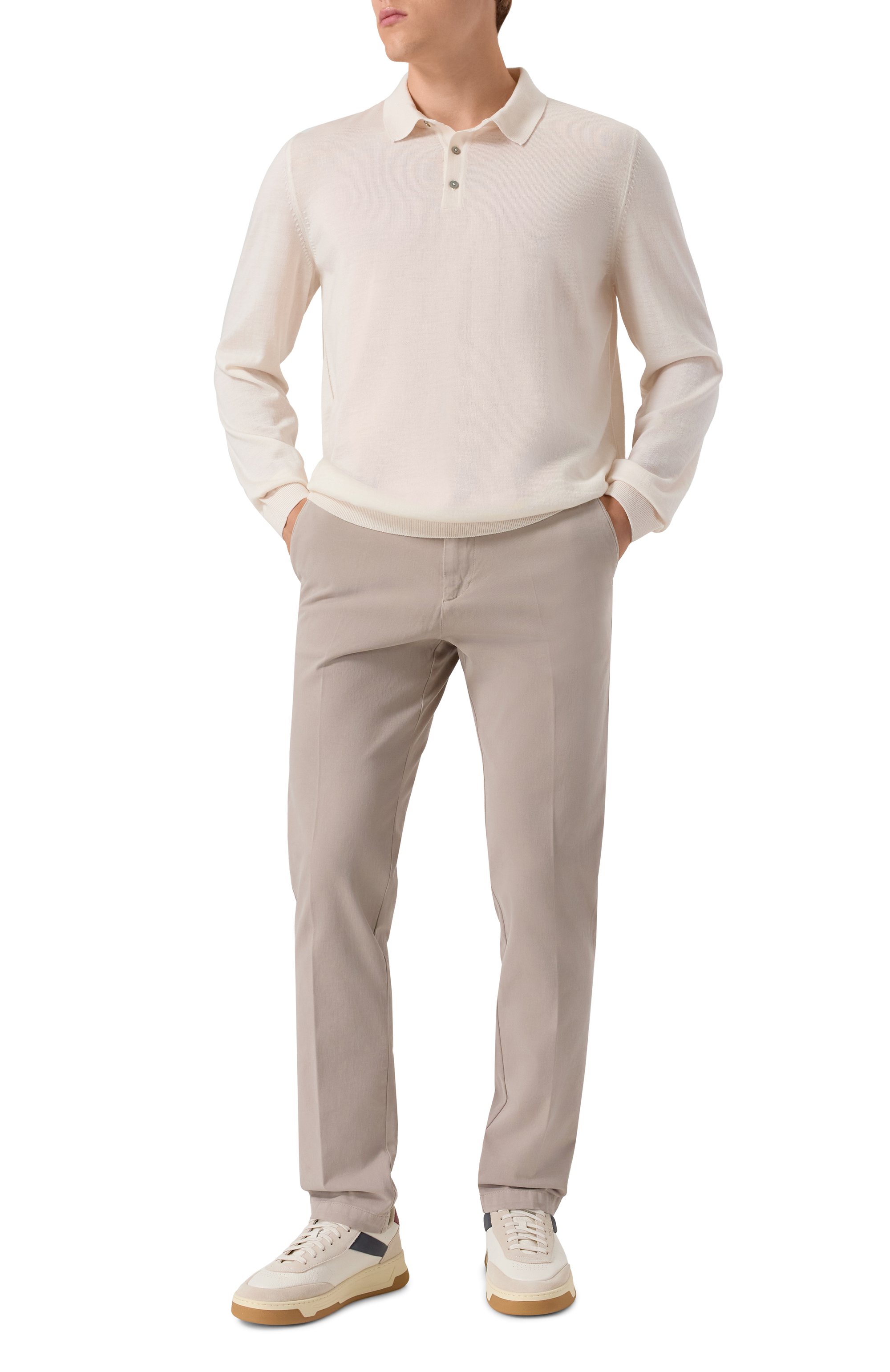 Кожаные кеды baltimore BOSS, арт. 50548705, фото 2