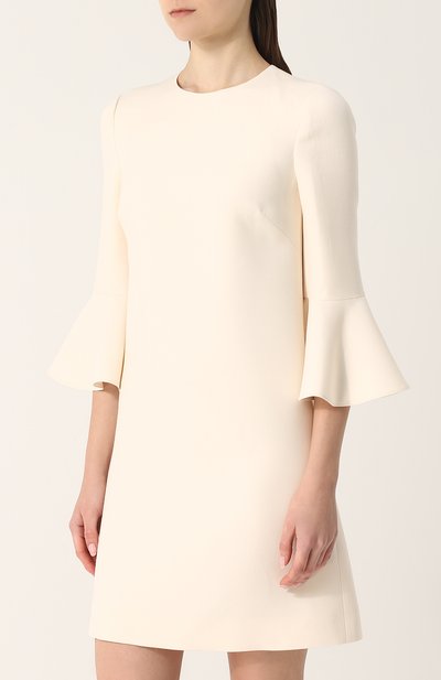 Мини-платье с расклешенными рукавами и круглым вырезом VALENTINO, арт. PB3VAAY5/1CF, фото 3