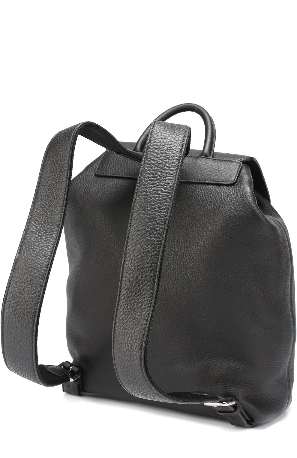 Кожаный рюкзак с клапаном и внешним карманом GIORGIO ARMANI, арт. Y20066/YAG3E, фото 2