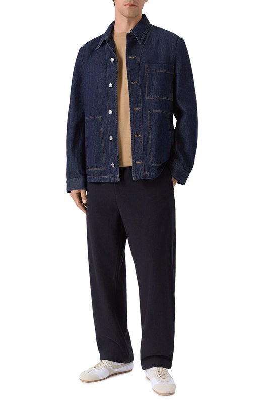 Хлопковая футболка Dries Van Noten 021112-2603-103 Бежевый  021112-2603-103 Фото 2