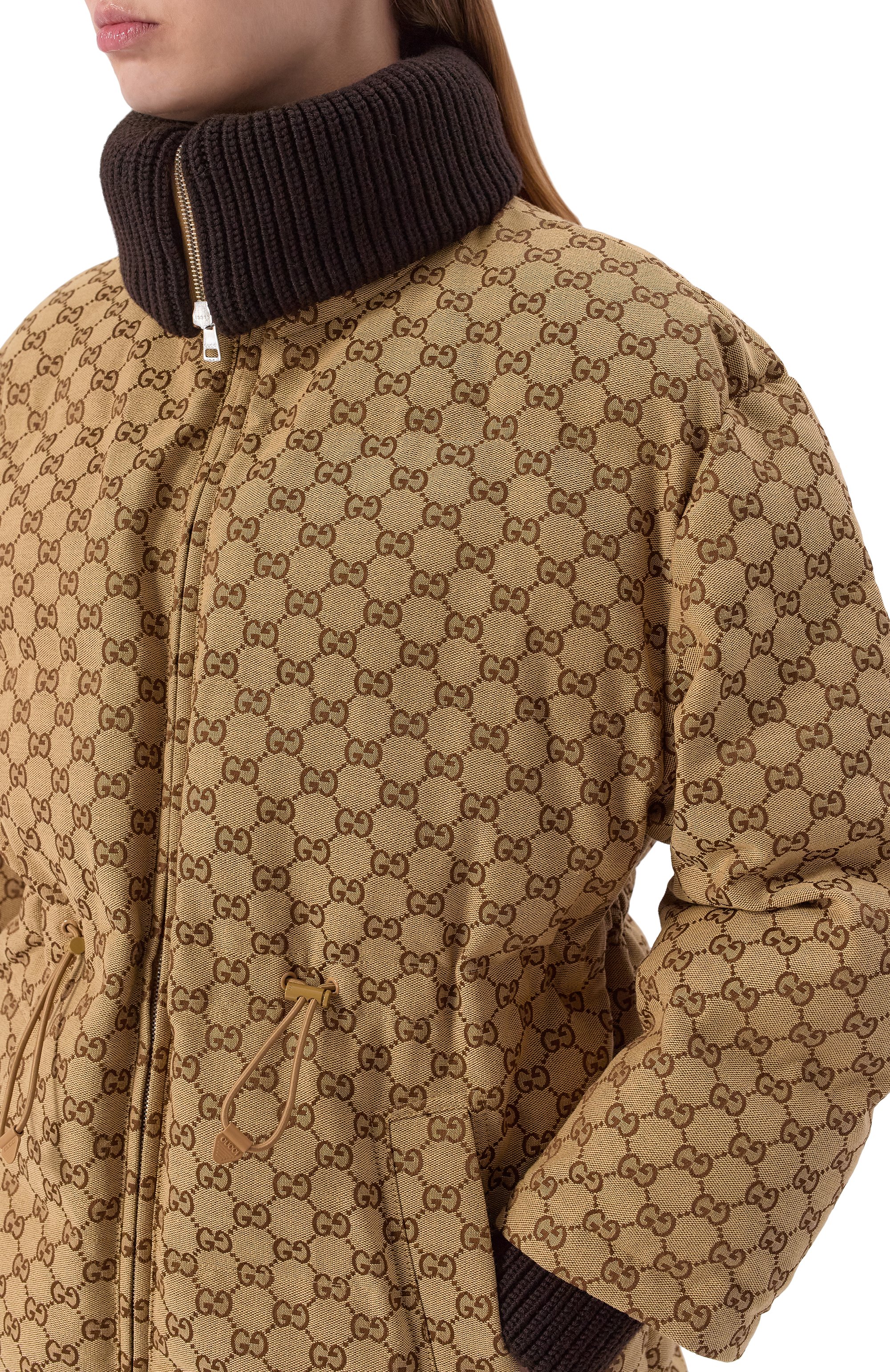 Хлопковый пуховик GUCCI, арт. 835412/ZAF4S, фото 5