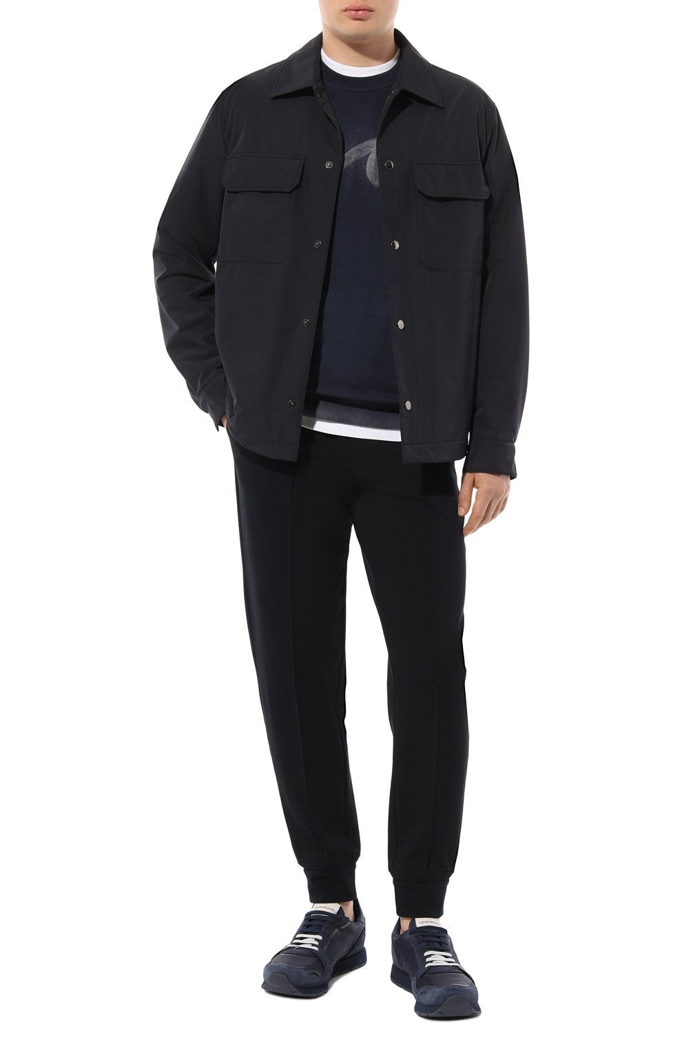 Комбинированные кроссовки EMPORIO ARMANI, арт. X4X537/XN730, фото 2