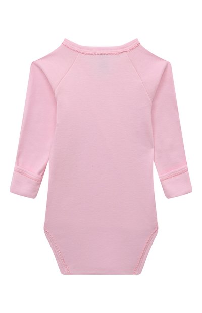 Хлопковое боди SANETTA розового цвета по цене 3855 руб., арт. 324062, фото 2 Хлопковое боди SANETTA, арт. 324062, фото 2