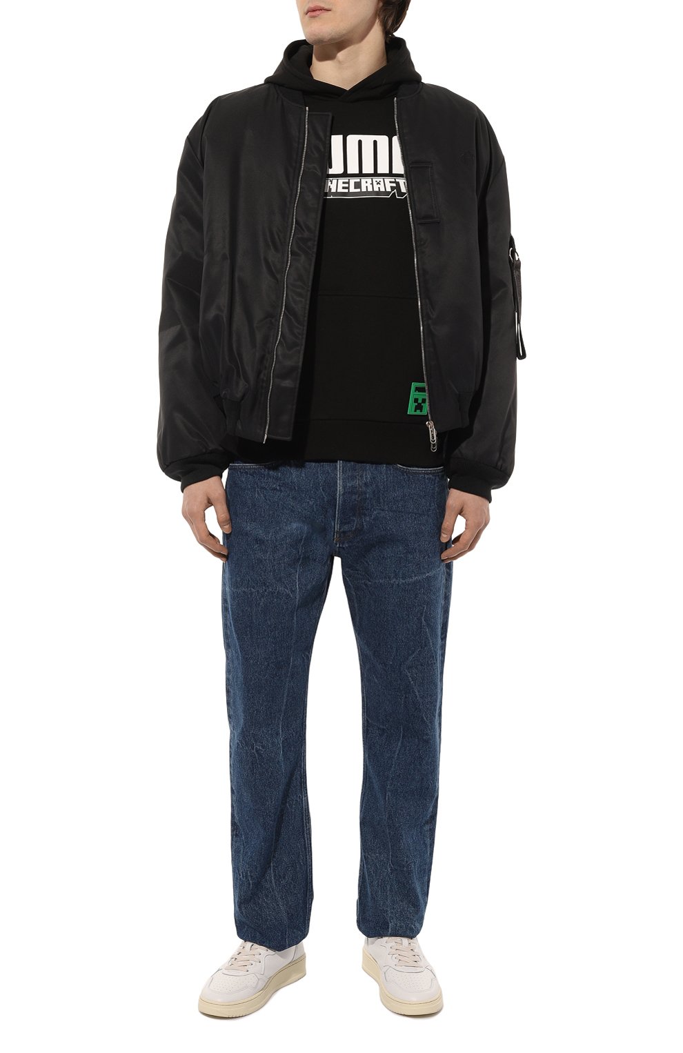 Хлопковое худи puma x minecraft PUMA, арт. 53437601, фото 2