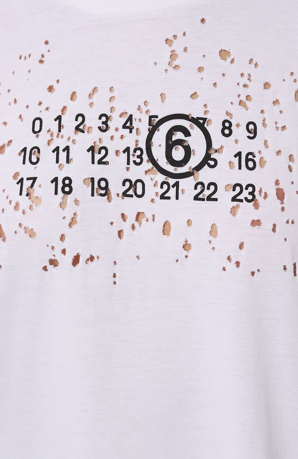 Хлопковая футболка MM6, арт. S62GD0152/S23588, фото 5