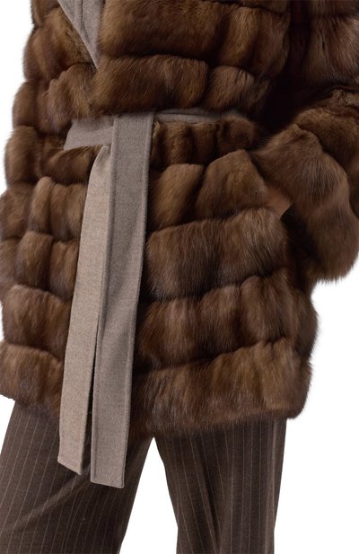 Шуба из соболя MANZONI24, арт. 25M1239-ZDB1, фото 5