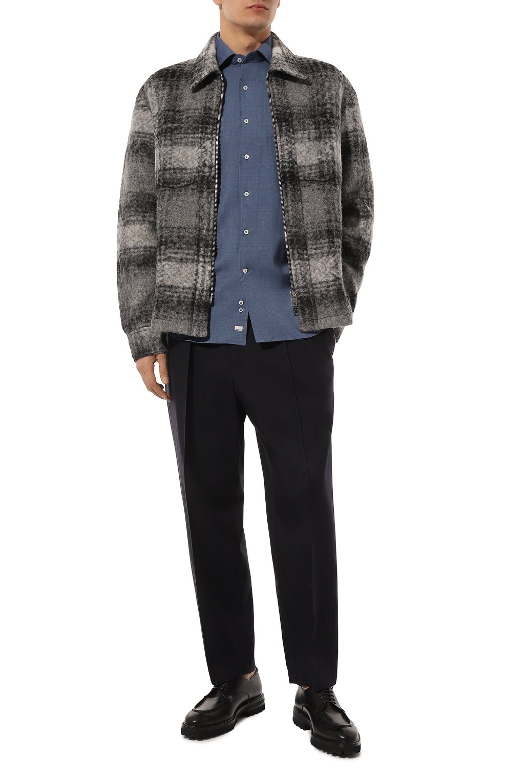 Шерстяные брюки JIL SANDER, арт. J21KA0012/J41136, фото 2