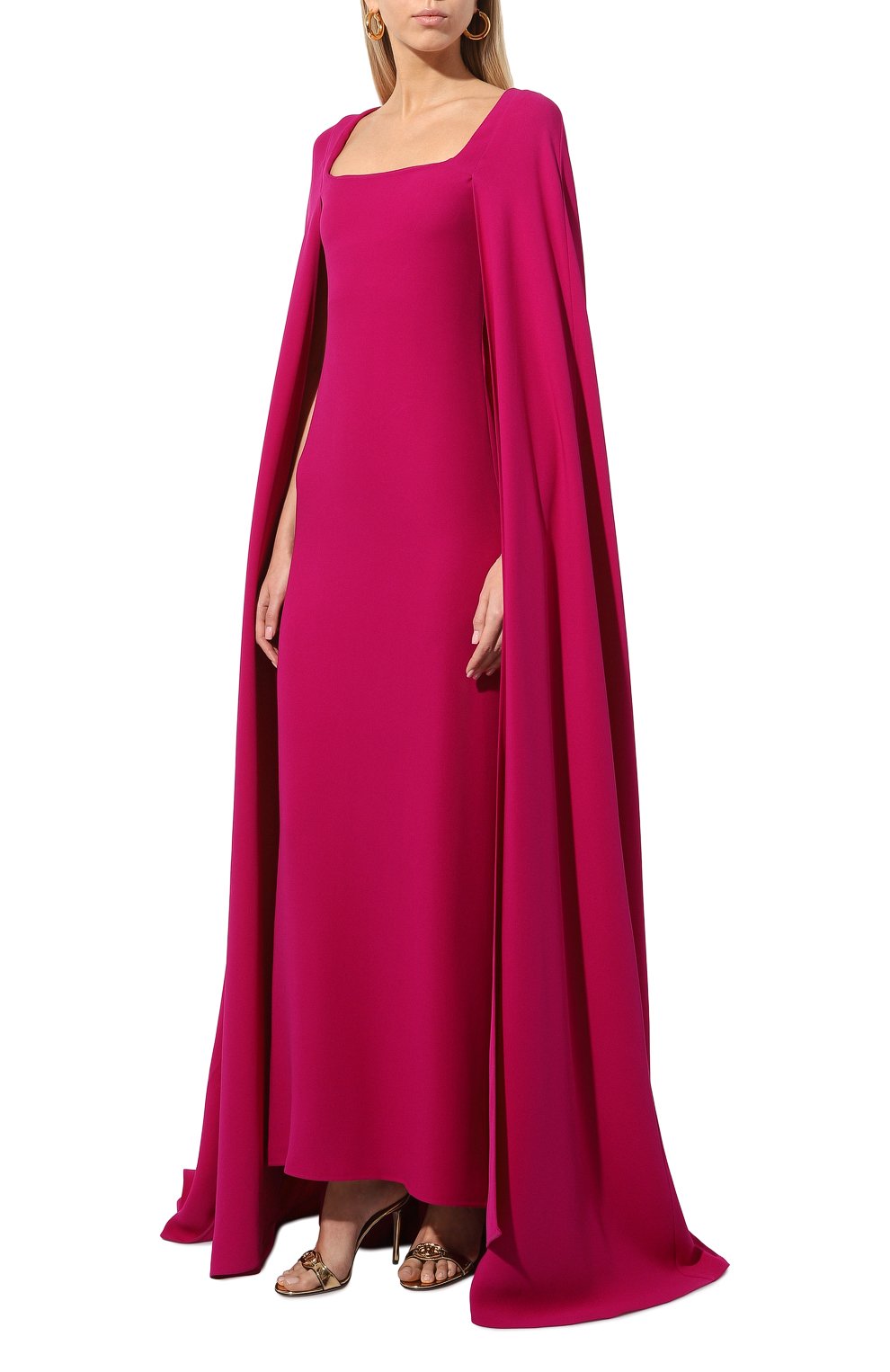 Шелковое платье VALENTINO, арт. 5B3VDJC51MM, фото 3