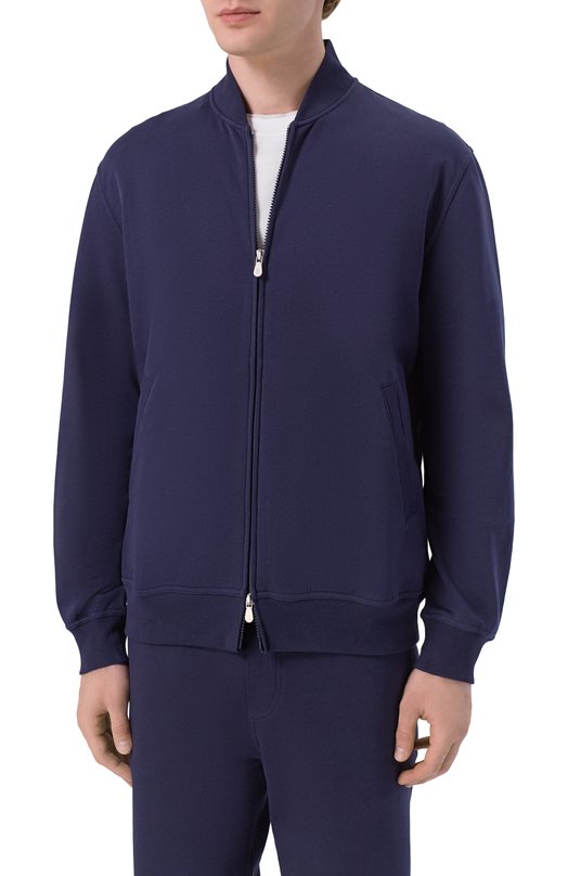 Хлопковая толстовка Brunello Cucinelli MW8639072G Синий  MW8639072G Фото 3