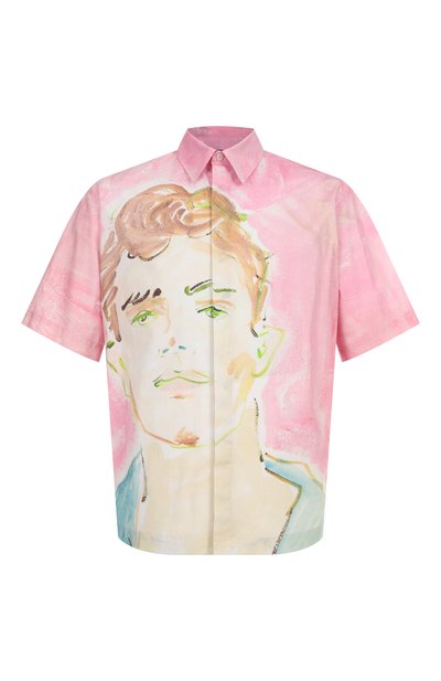 Мужская хлопковая рубашка MSGM, арт. 3840ME15X/257054