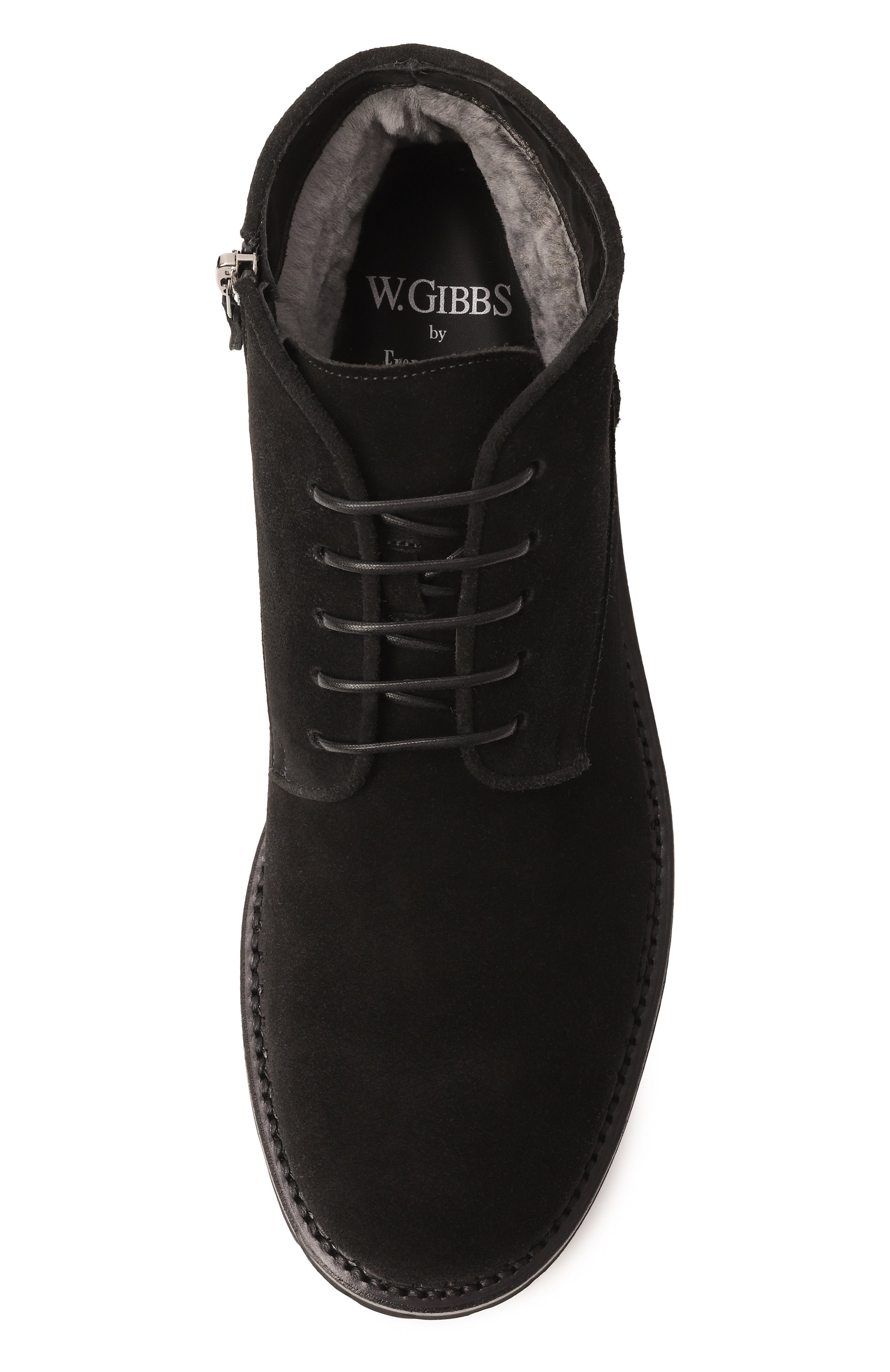 Замшевые ботинки W.GIBBS черного цвета по цене 63050 руб., арт. 2035016/CAM0SCI0 RAIN, фото 6 Замшевые ботинки W.GIBBS, арт. 2035016/CAM0SCI0 RAIN, фото 6