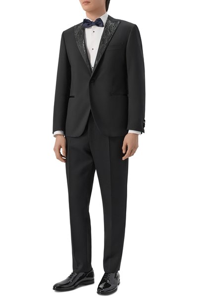 Шерстяной смокинг с отделкой стразами CORNELIANI, арт. 276T46/2798150, фото 2