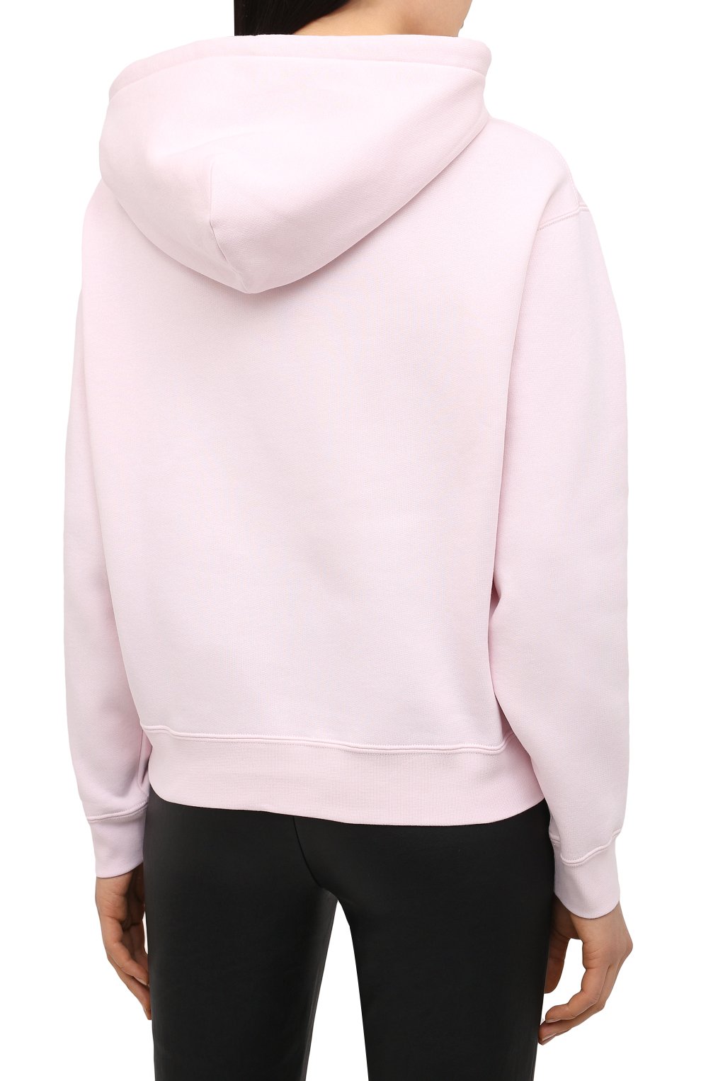 Хлопковое худи ALEXANDERWANG.T розового цвета по цене 27600 руб., арт. 4CC1202025, фото 4 Хлопковое худи ALEXANDERWANG.T, арт. 4CC1202025, фото 4
