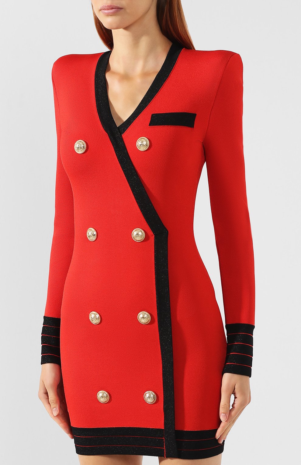 Платье из вискозы BALMAIN, арт. SF16287/K425, фото 3