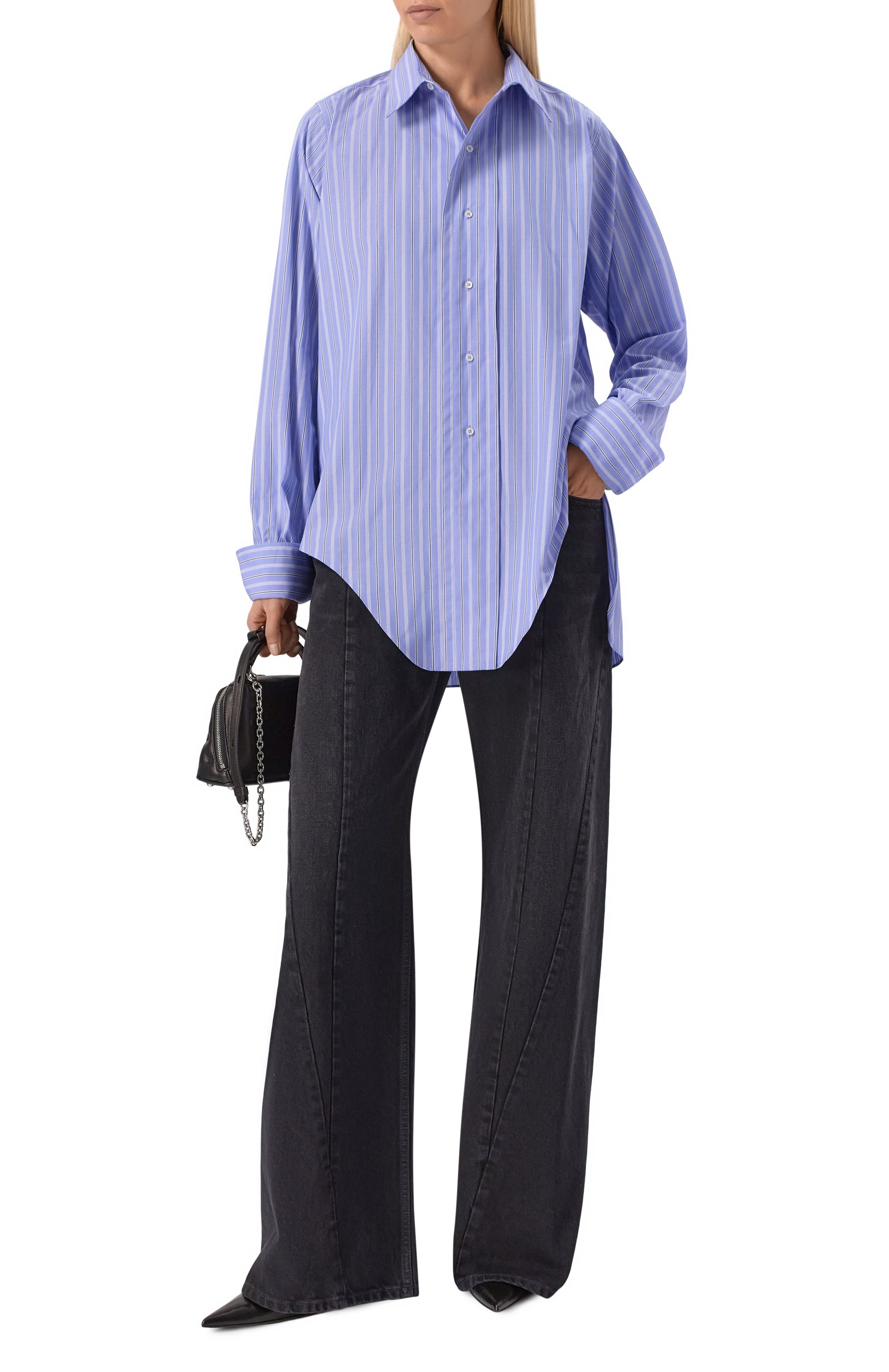 Хлопковая рубашка MAISON MARGIELA, арт. S29DT0006/M35625, фото 2