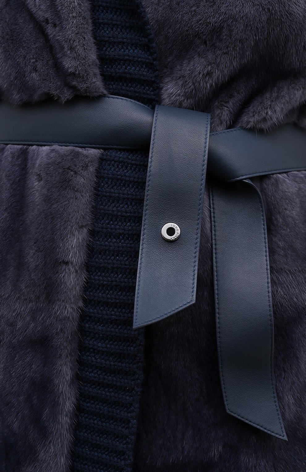 Пальто с мехом норки LORO PIANA, арт. FAG3852, фото 5