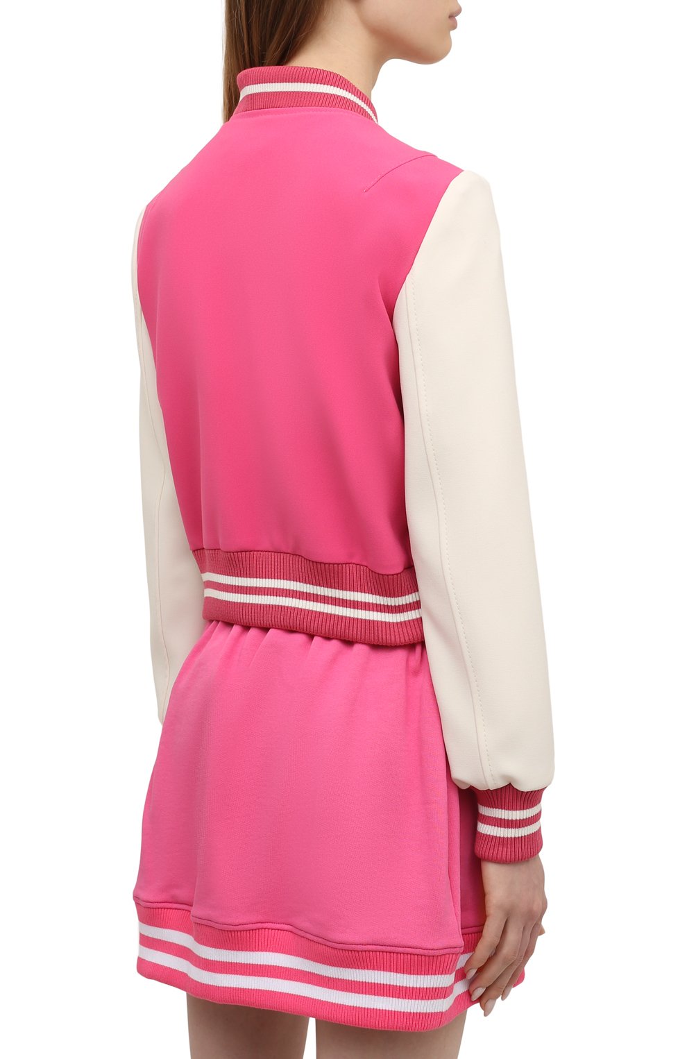 Бомбер REDVALENTINO розового цвета по цене 67700 руб., арт. XR3CIE15/6AC, фото 4 Бомбер REDVALENTINO, арт. XR3CIE15/6AC, фото 4