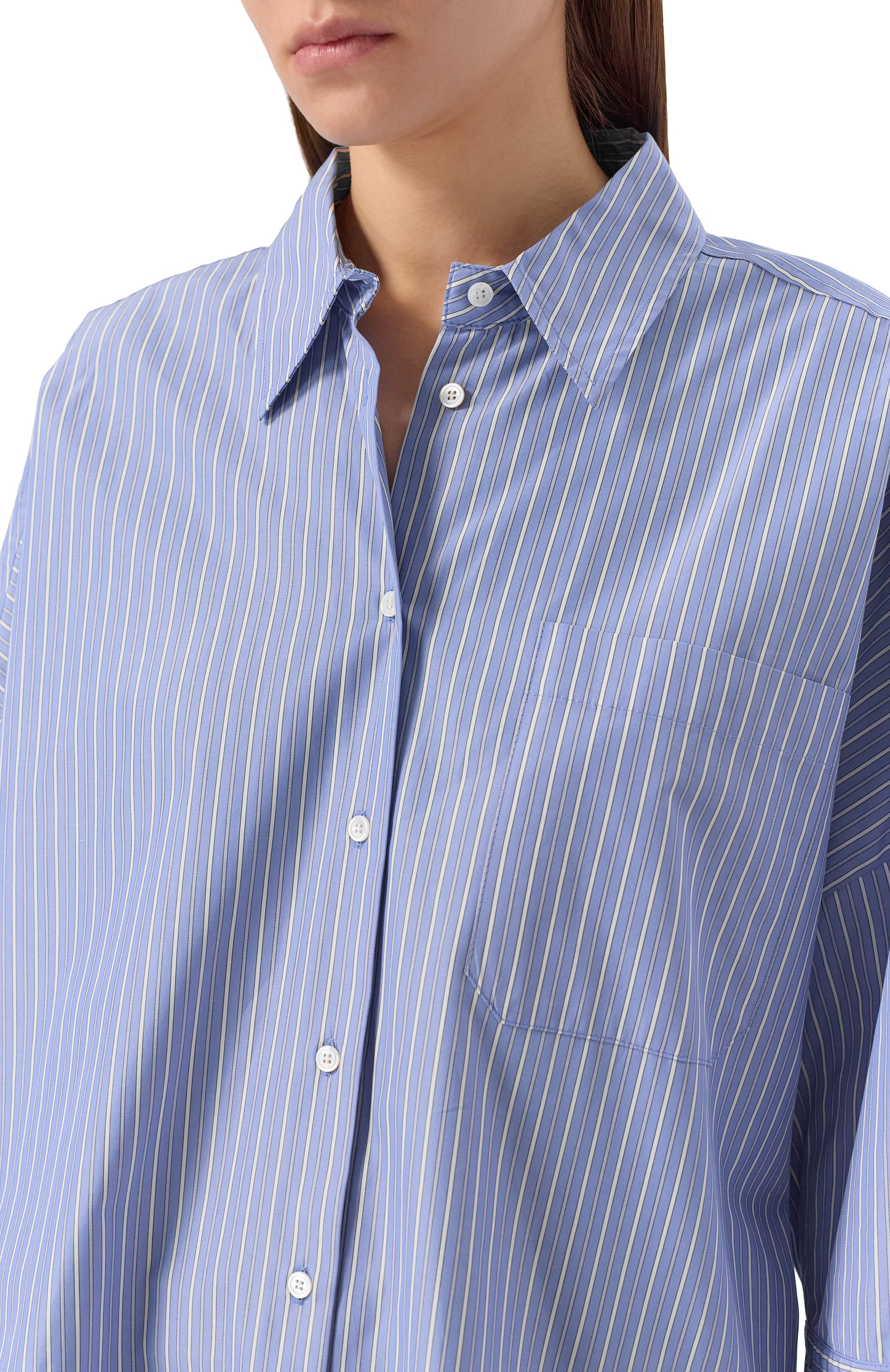 Хлопковая рубашка WEEKEND MAX MARA, арт. ZAV0RRA, фото 5