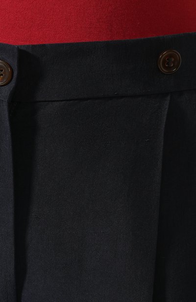Шелковые брюки GIORGIO ARMANI темно-синего цвета по цене 221500 руб., арт. 0SHPP0AA/T01HI, фото 5 Шелковые брюки GIORGIO ARMANI, арт. 0SHPP0AA/T01HI, фото 5