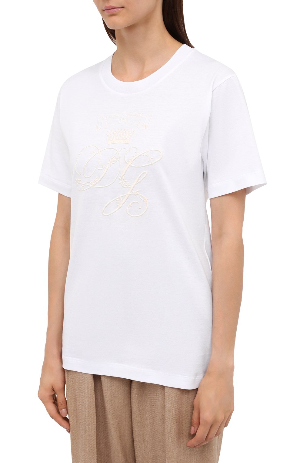 Хлопковая футболка DOLCE & GABBANA, арт. F8M66Z/G7XQL, фото 3