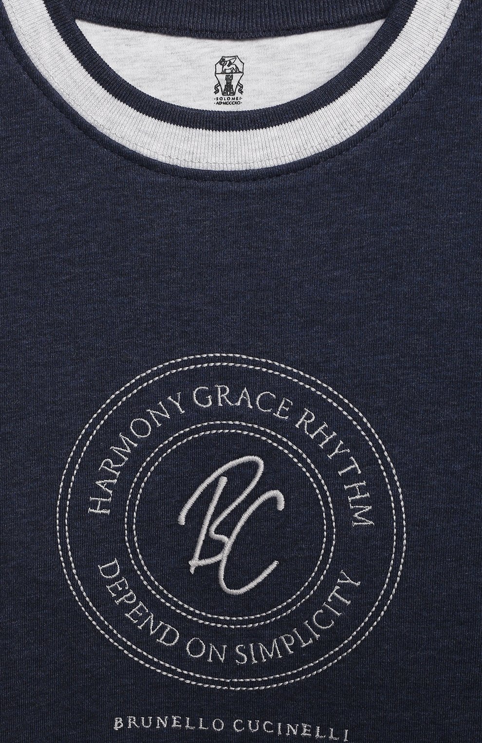 Хлопковый свитшот BRUNELLO CUCINELLI, арт. BD874E162B, фото 3