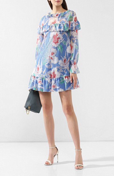 Хлопковое платье VALENTINO разноцветного цвета по цене 230000 руб., арт. RB3VAKM04EU, фото 2 Хлопковое платье VALENTINO, арт. RB3VAKM04EU, фото 2