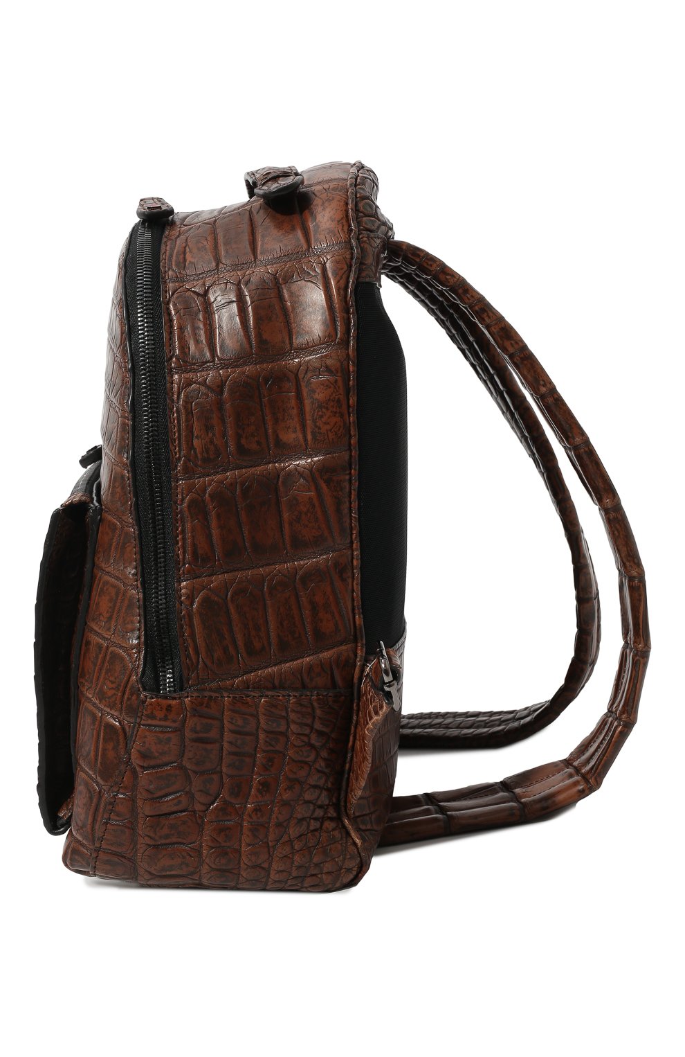 Рюкзак из кожи крокодила  KITON, арт. UBC00KN00730/CP0R, фото 4