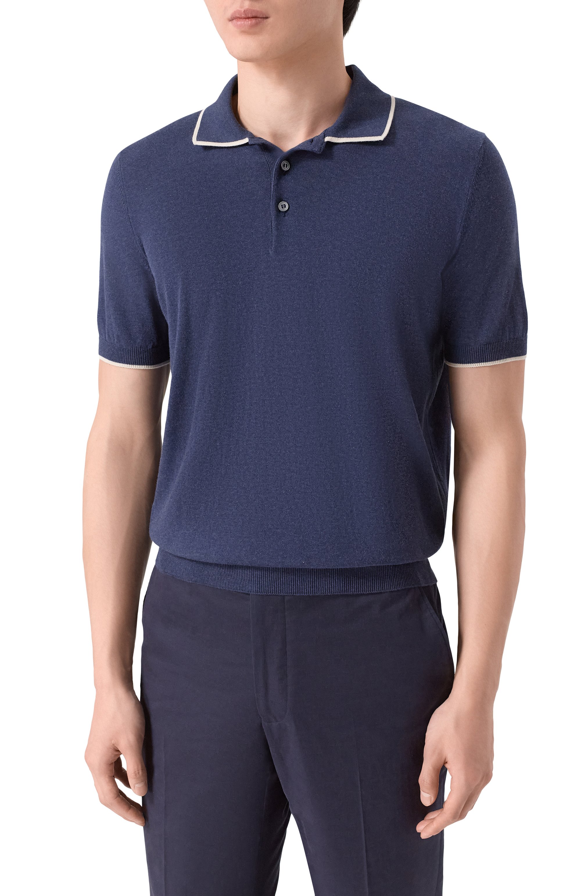 Хлопковое поло GRAN SASSO, арт. 57175/20613, фото 3