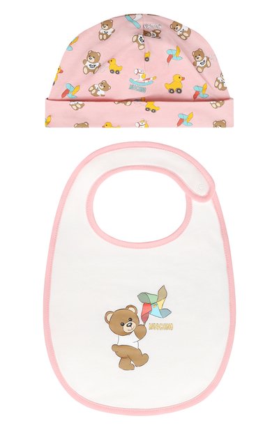 Комплект из шапки и нагрудника MOSCHINO, арт. MUY060/LAB92, фото 1