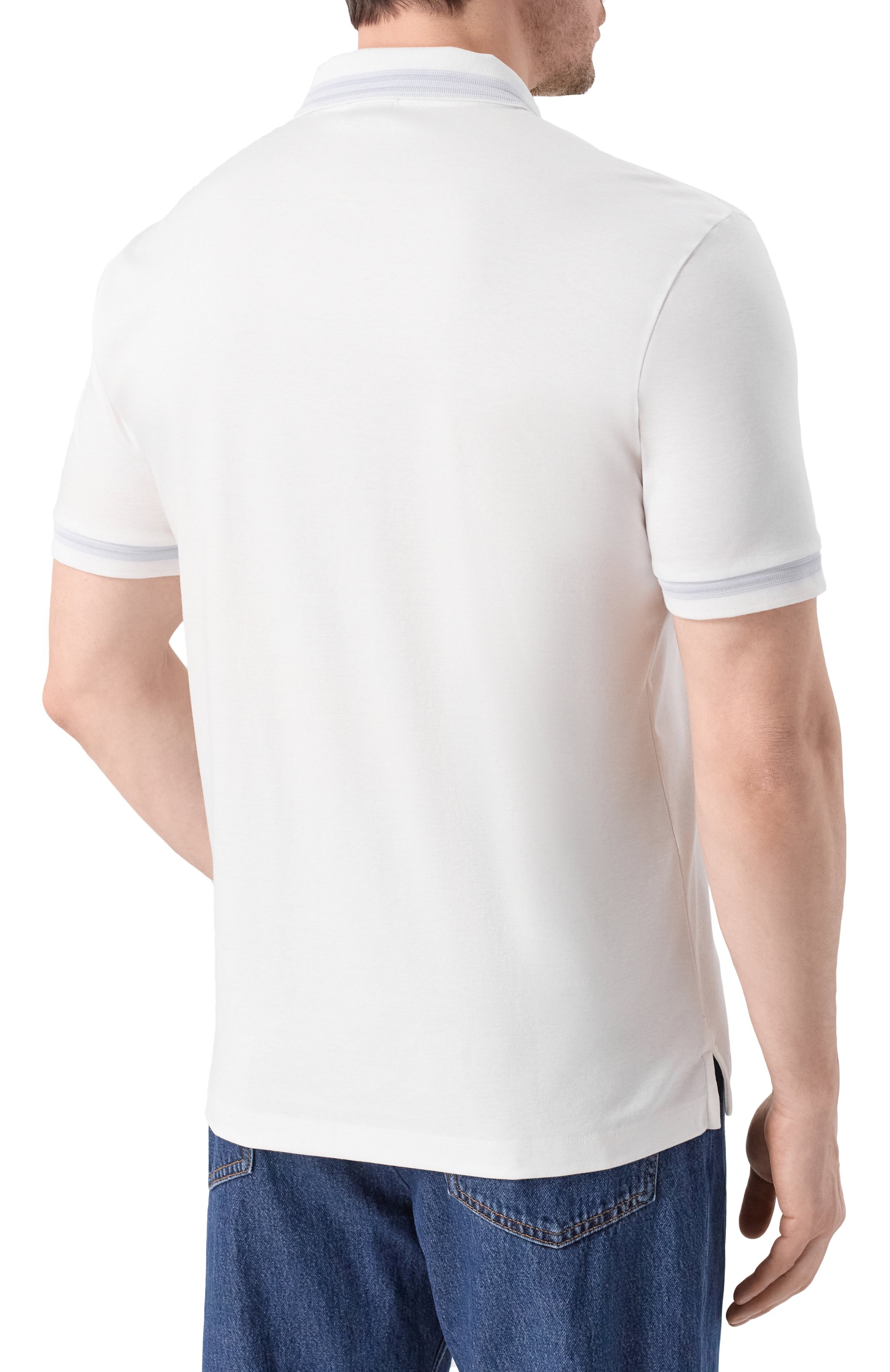 Хлопковое поло BOSS, арт. 50554529, фото 4