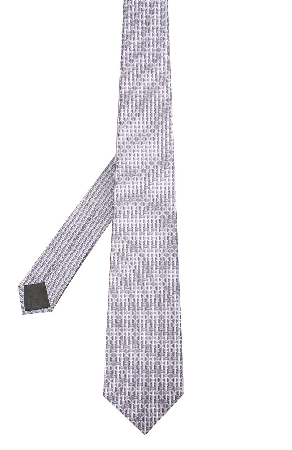 Шелковый галстук LANVIN серого цвета по цене 11350 руб., арт. 2840/TIE, фото 2 Шелковый галстук LANVIN, арт. 2840/TIE, фото 2