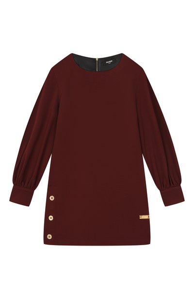 Платье из вискозы BALMAIN, арт. BZ1B00
