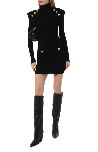 Юбка из вискозы BALMAIN, арт. AF1LB015KB07, фото 2