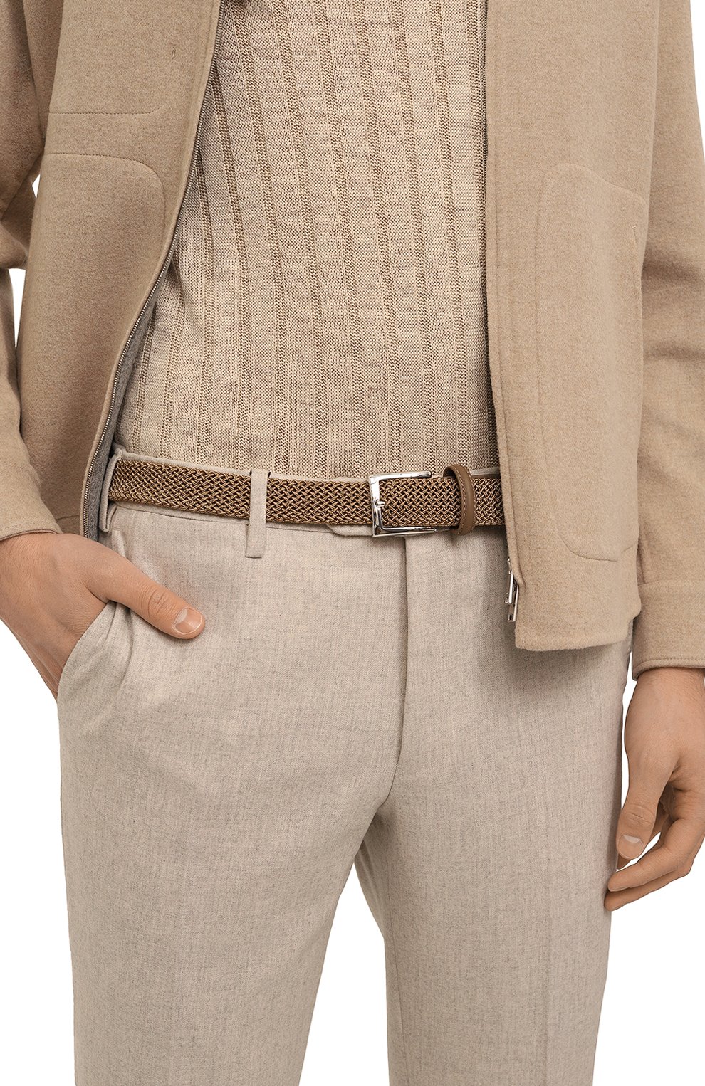 Текстильный ремень KITON, арт. USC3688N01040, фото 2