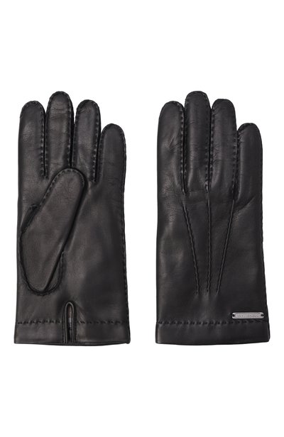Кожаные перчатки CORNELIANI черного цвета по цене 45900 руб., арт. 28Q305/2A20582, фото 2 Кожаные перчатки CORNELIANI, арт. 28Q305/2A20582, фото 2