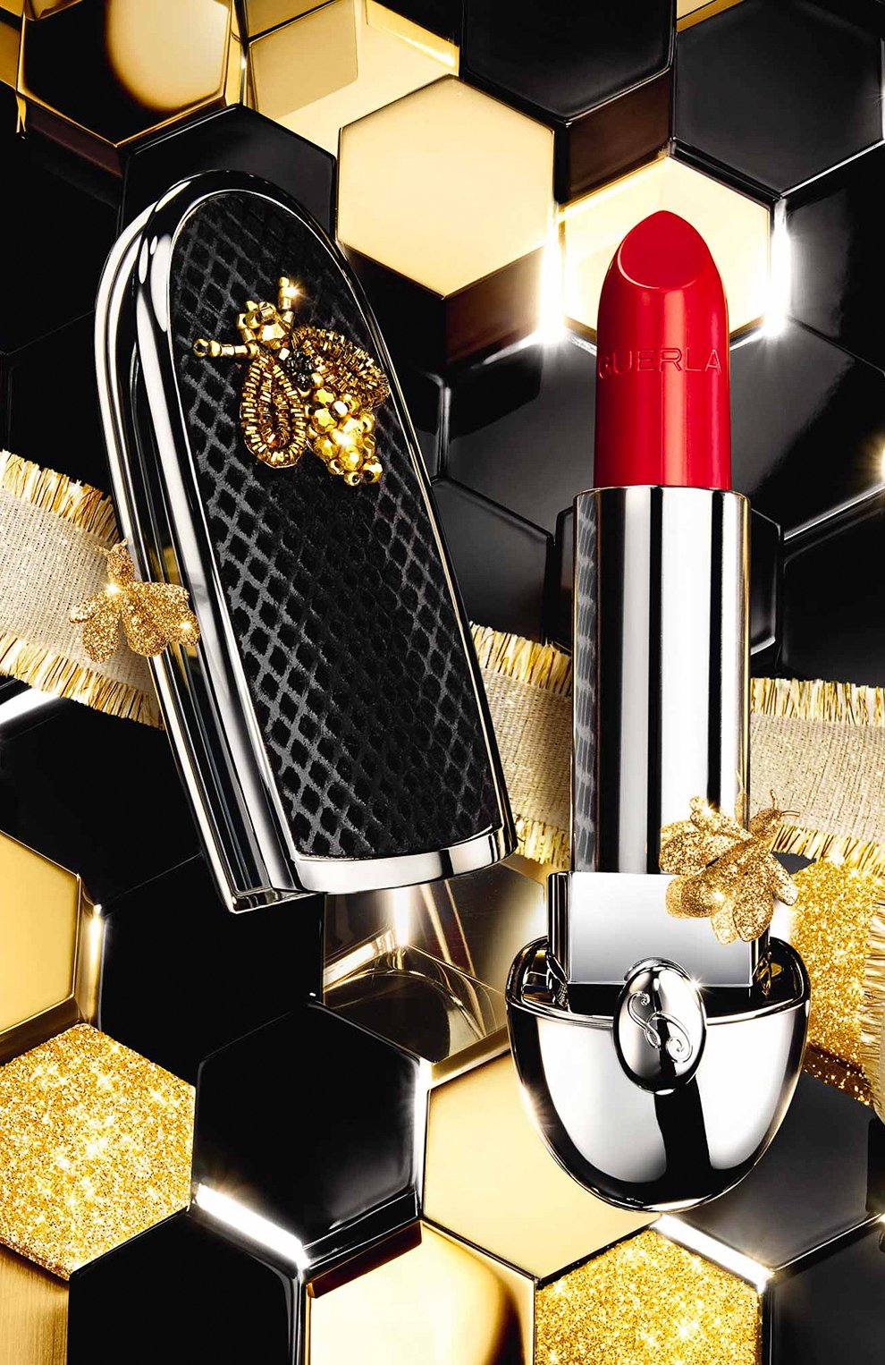 Набор rouge: лимитированный футляр bee sequins+ губная помада rouge g, №214 GUERLAIN, арт. G043558, фото 3