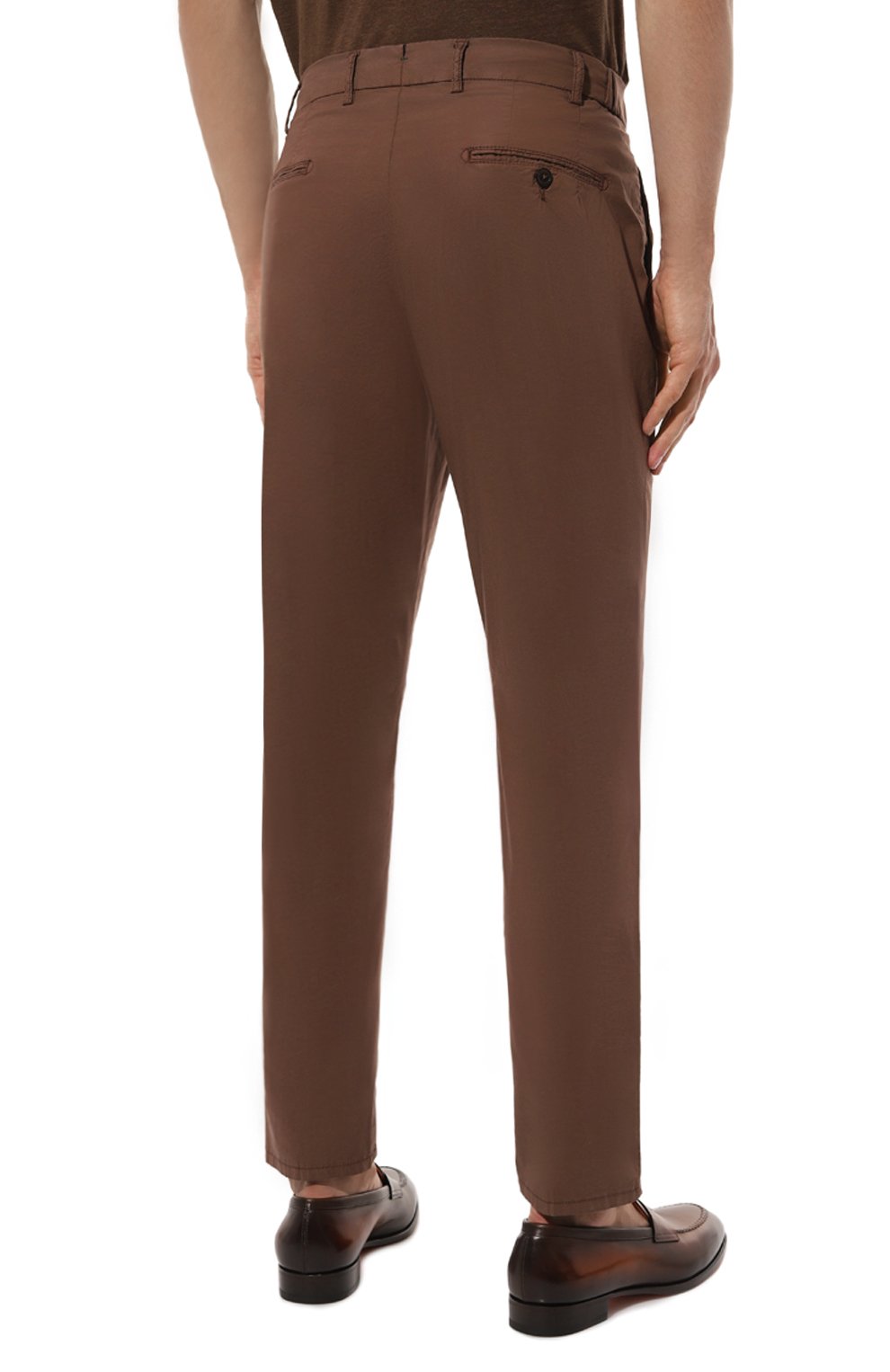 Брюки из хлопка и лиоцелла ANDREA CAMPAGNA, арт. GL0BE GD, фото 4