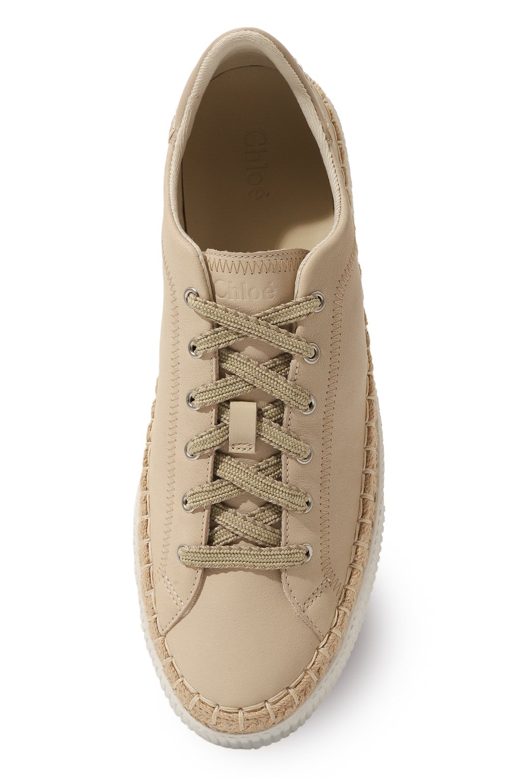 Кожаные кеды telma CHLOÉ, арт. CHC24S994HG, фото 6