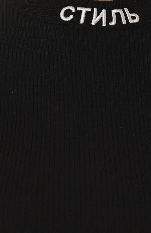 Платье из вискозы Heron Preston Чёрный, фото 5