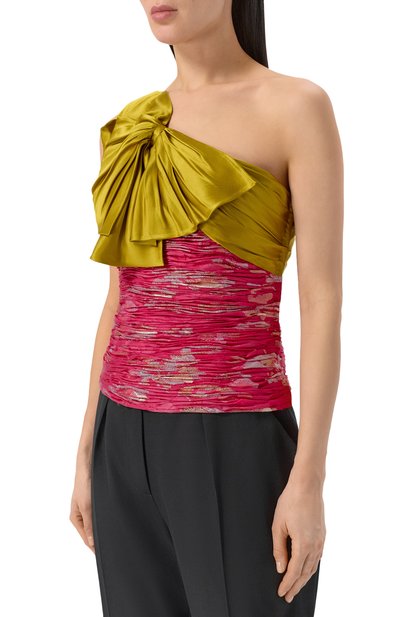 Шелковый топ VALENTINO, арт. 8B3AEBJ0/A1B, фото 3