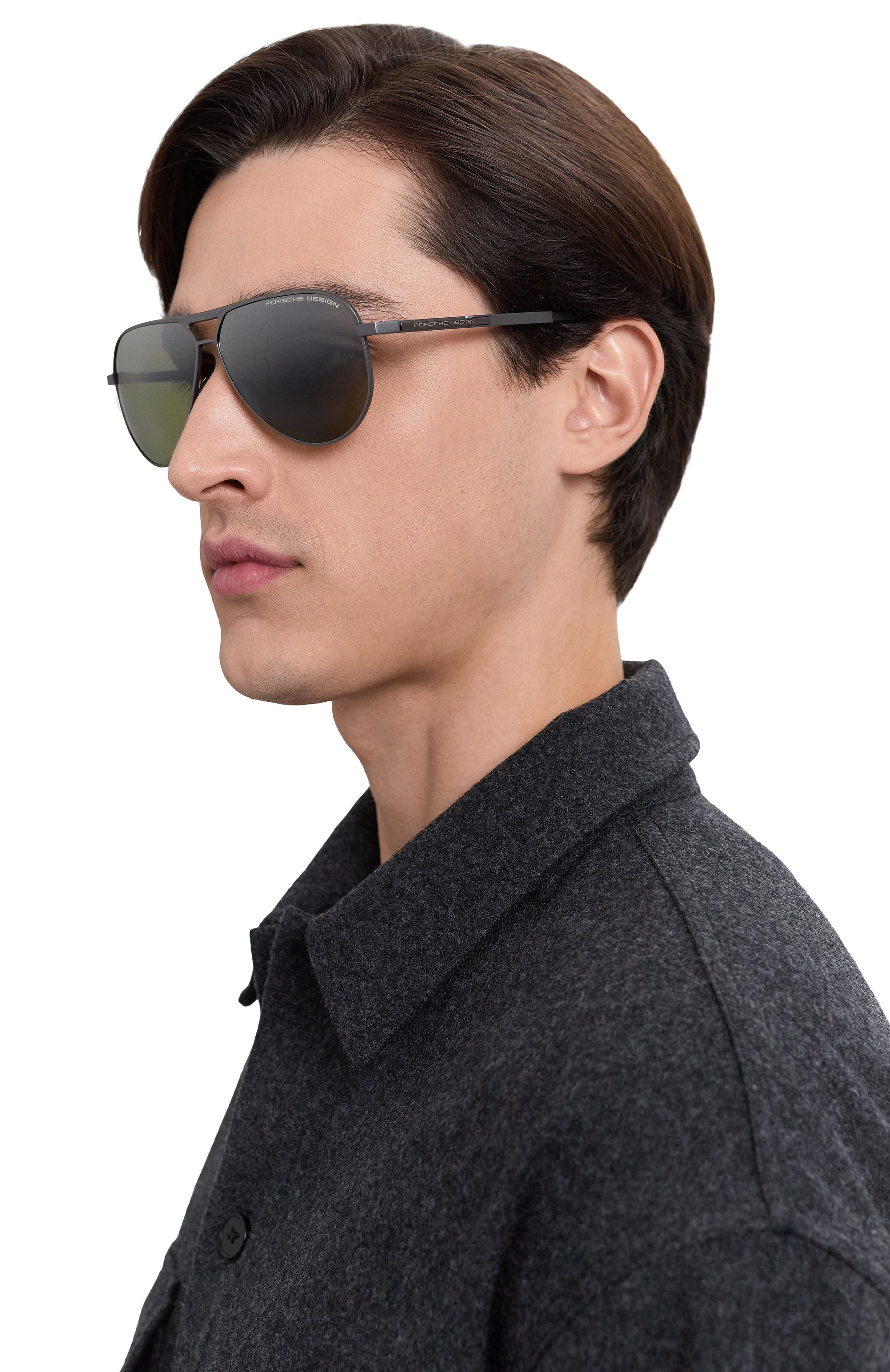 Солнцезащитные очки PORSCHE DESIGN зеленого цвета по цене 85300 руб., арт. 8942-B, фото 2 Солнцезащитные очки PORSCHE DESIGN, арт. 8942-B, фото 2