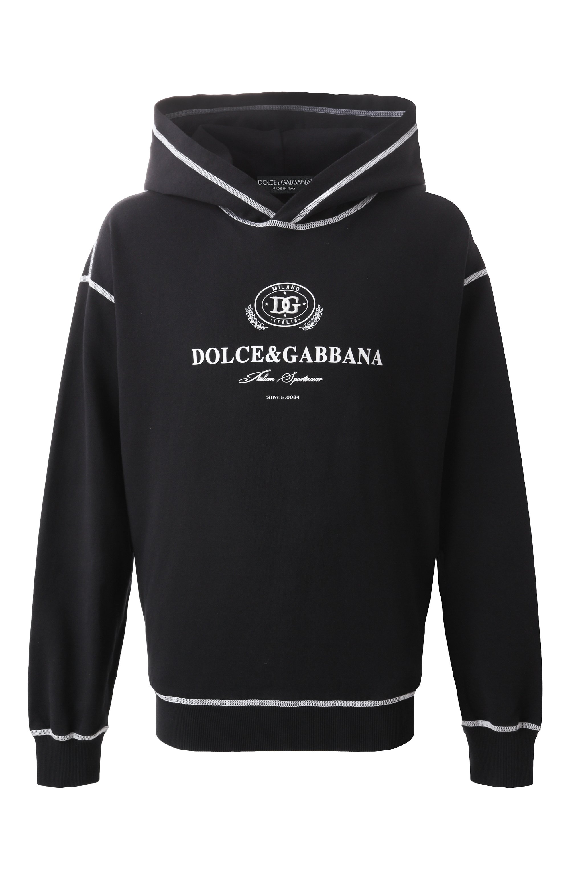 Хлопковое худи DOLCE & GABBANA, арт. G9BDXZ/G7N0N, фото 1