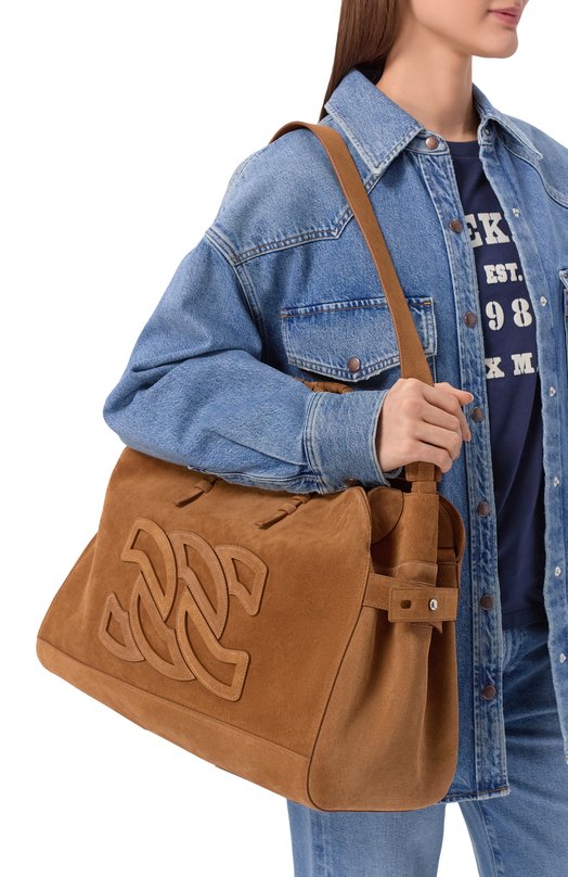 Сумка-тоут Park Avenue Casadei 3W458J0000/PAKVL Коричневый  3W458J0000/PAKVL Фото 3