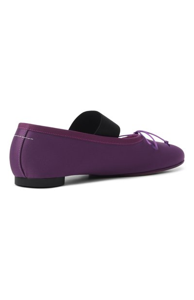 Текстильные балетки anatomic MM6 фиолетового цвета по цене 57400 руб., арт. S59WZ0093/P5560, фото 5 Текстильные балетки anatomic MM6, арт. S59WZ0093/P5560, фото 5