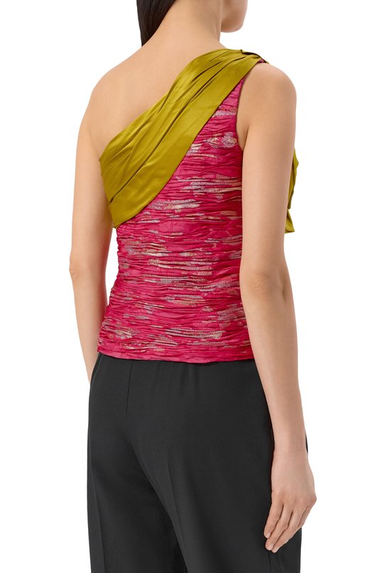 Шелковый топ Valentino 8B3AEBJ0/A1B Розовый  8B3AEBJ0/A1B Фото 4