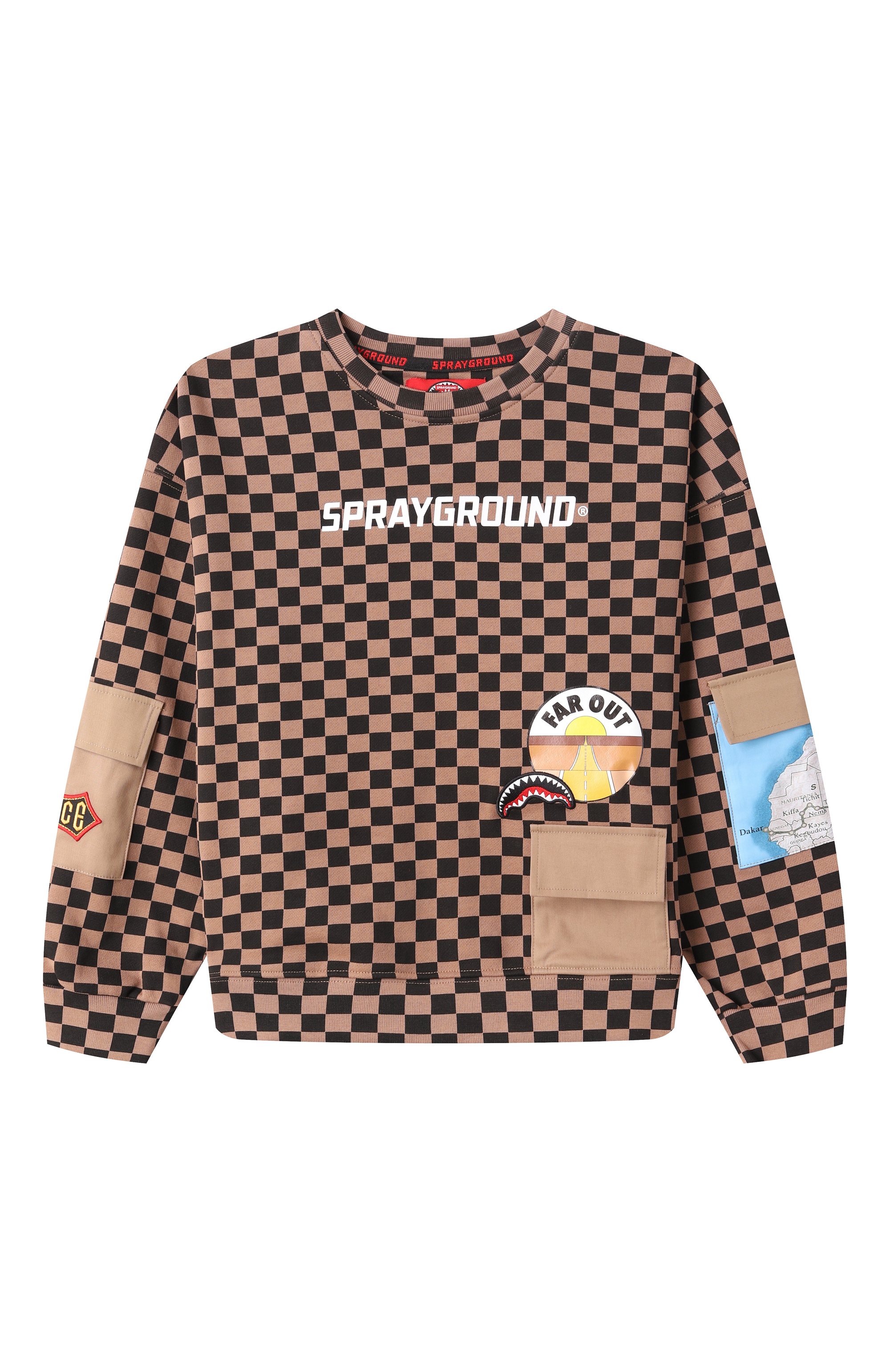 Хлопковый свитшот SPRAYGROUND, арт. SPY1058, фото 1