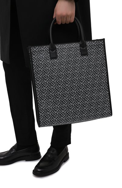 Кожаная сумка-тоут BURBERRY, арт. 8049435, фото 2