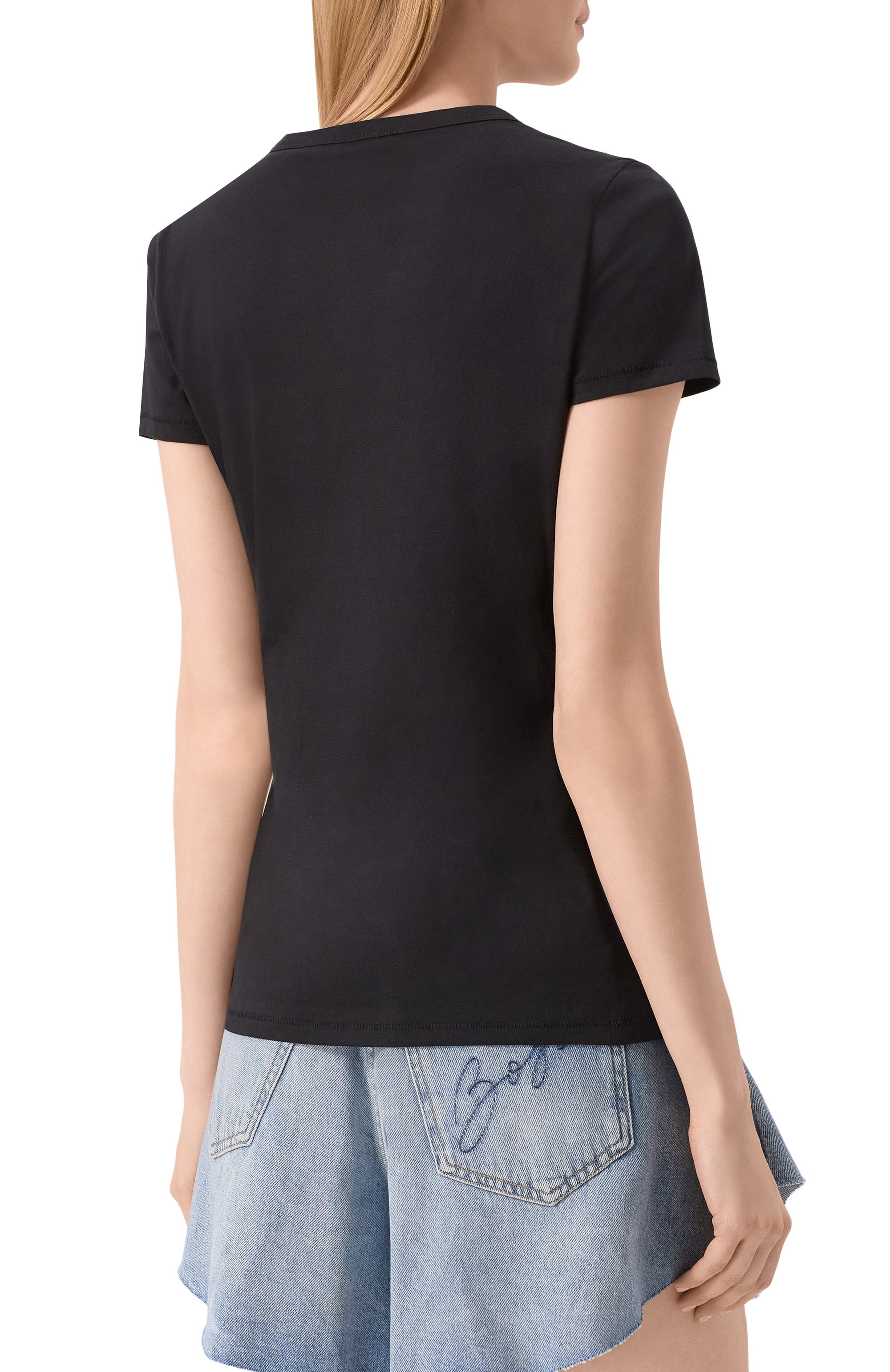 Хлопковая футболка BOSS ORANGE, арт. 50541343, фото 4